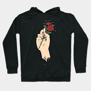 Hand Flower Hoodie